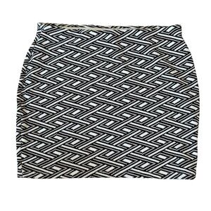 ZARA black white Skirt Large 🖤